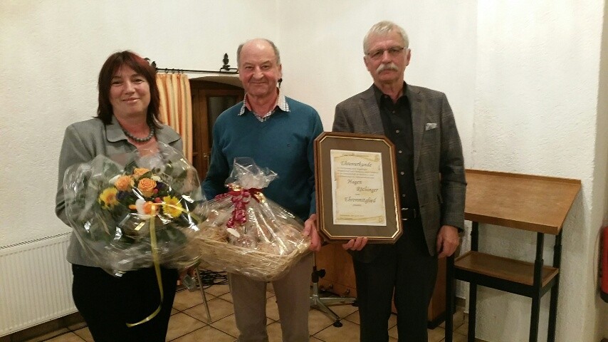 Marianne Vogel, Ehrenmitglied Hagen Röthinger, Edwin Bucher