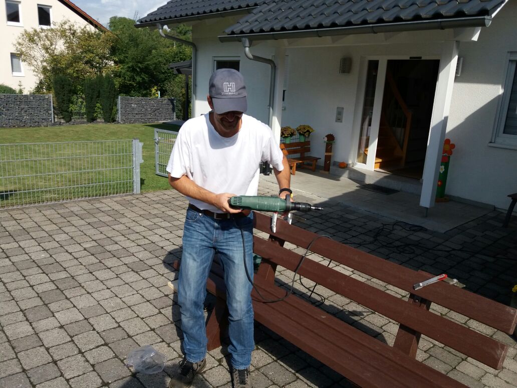 mit dem Werkzeug gewappnet