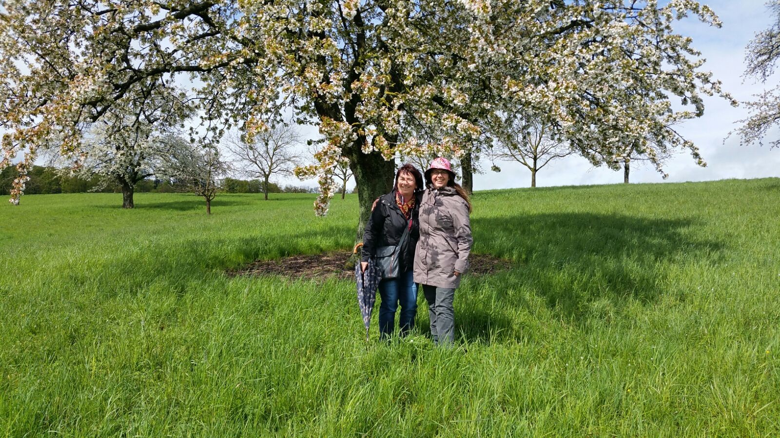Zwei, die Wind und Wetter trotzen