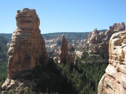 Cliff formations at Bears Ears National Monument.