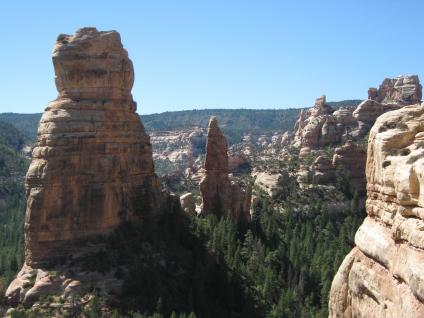 Cliff formations at Bears Ears National Monument. 