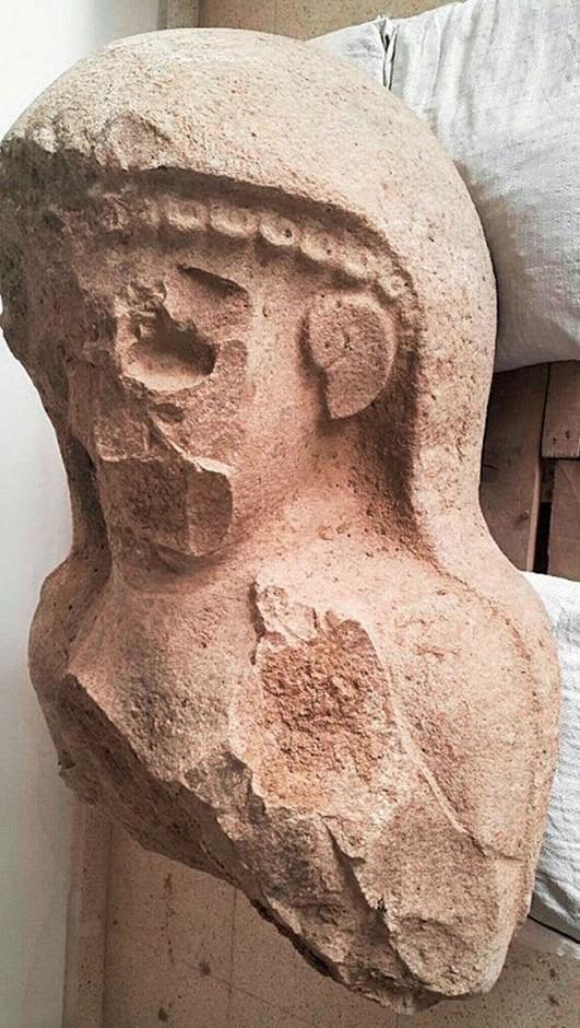 Neo-Hittite Iron Age female statue Turkey archaeology