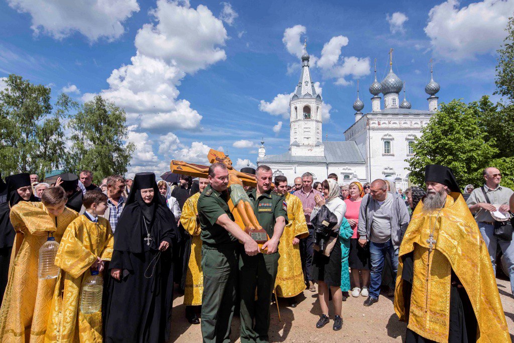 Крестный ход 14 августа в Годеново