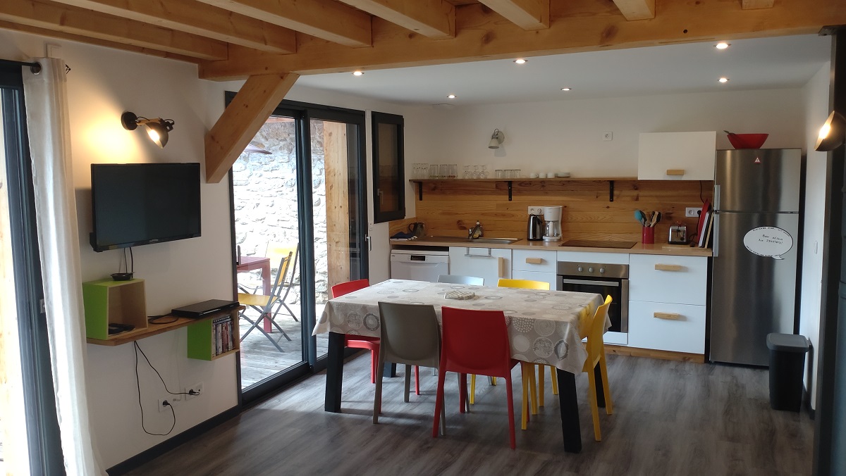 kitchen area guesthouse cottage