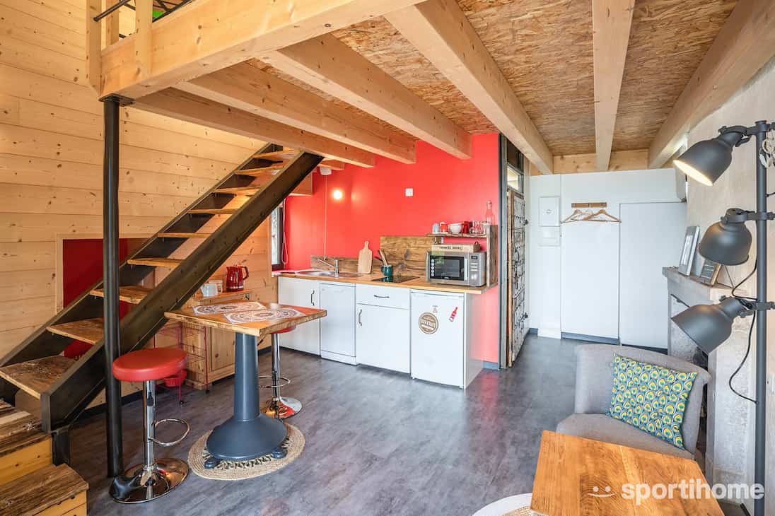 espace cuisine du gite l'Ecurie
