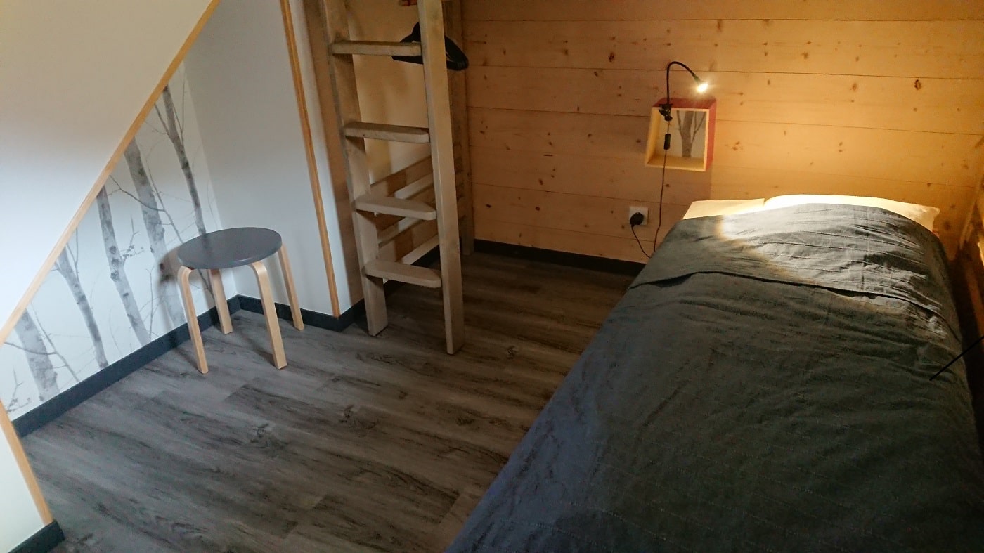 second bedroom with a 80*200 cm bed, Guesthouse Cottage