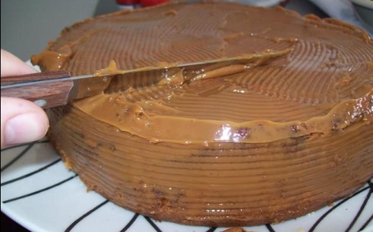 Biscochuelo de dulce de leche