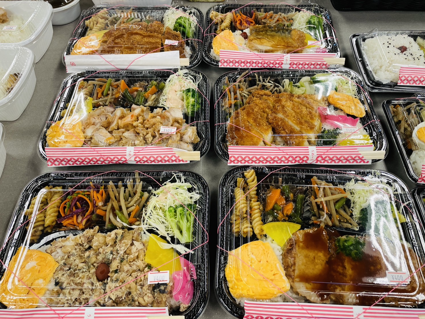 がっつり盛りのお弁当