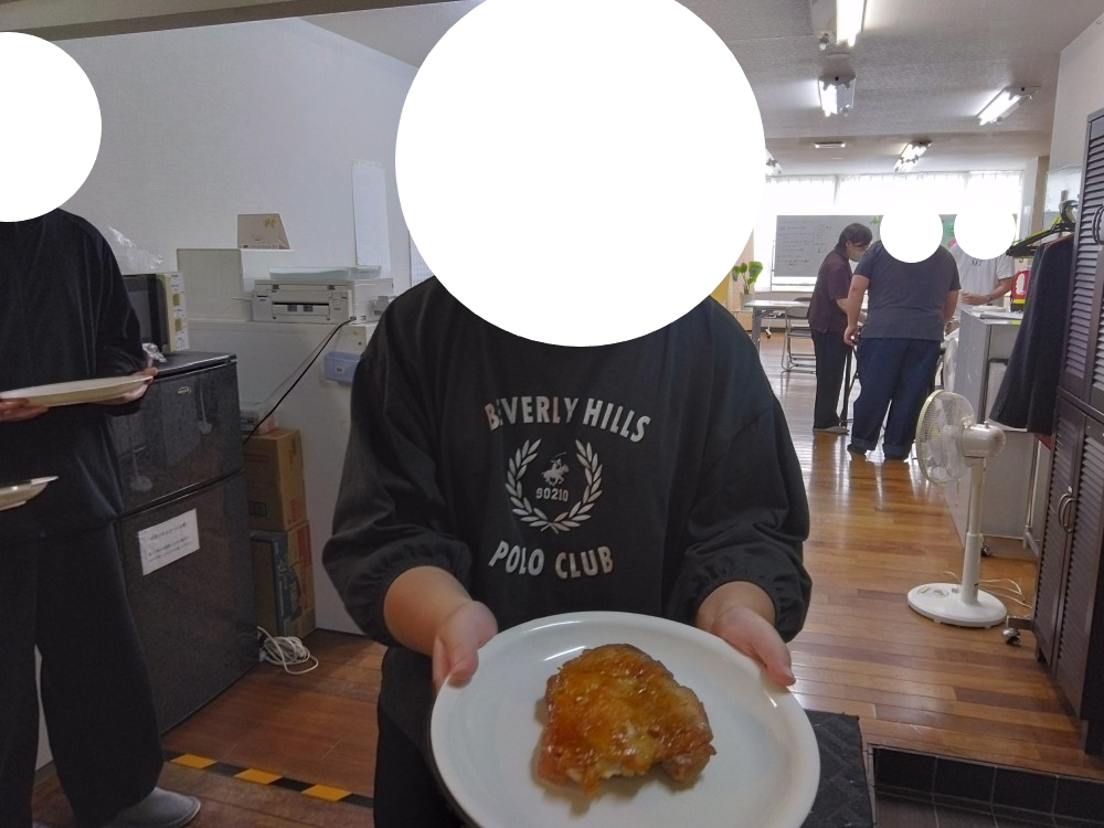 調理実習で「照り焼きチキン」を作りました！
