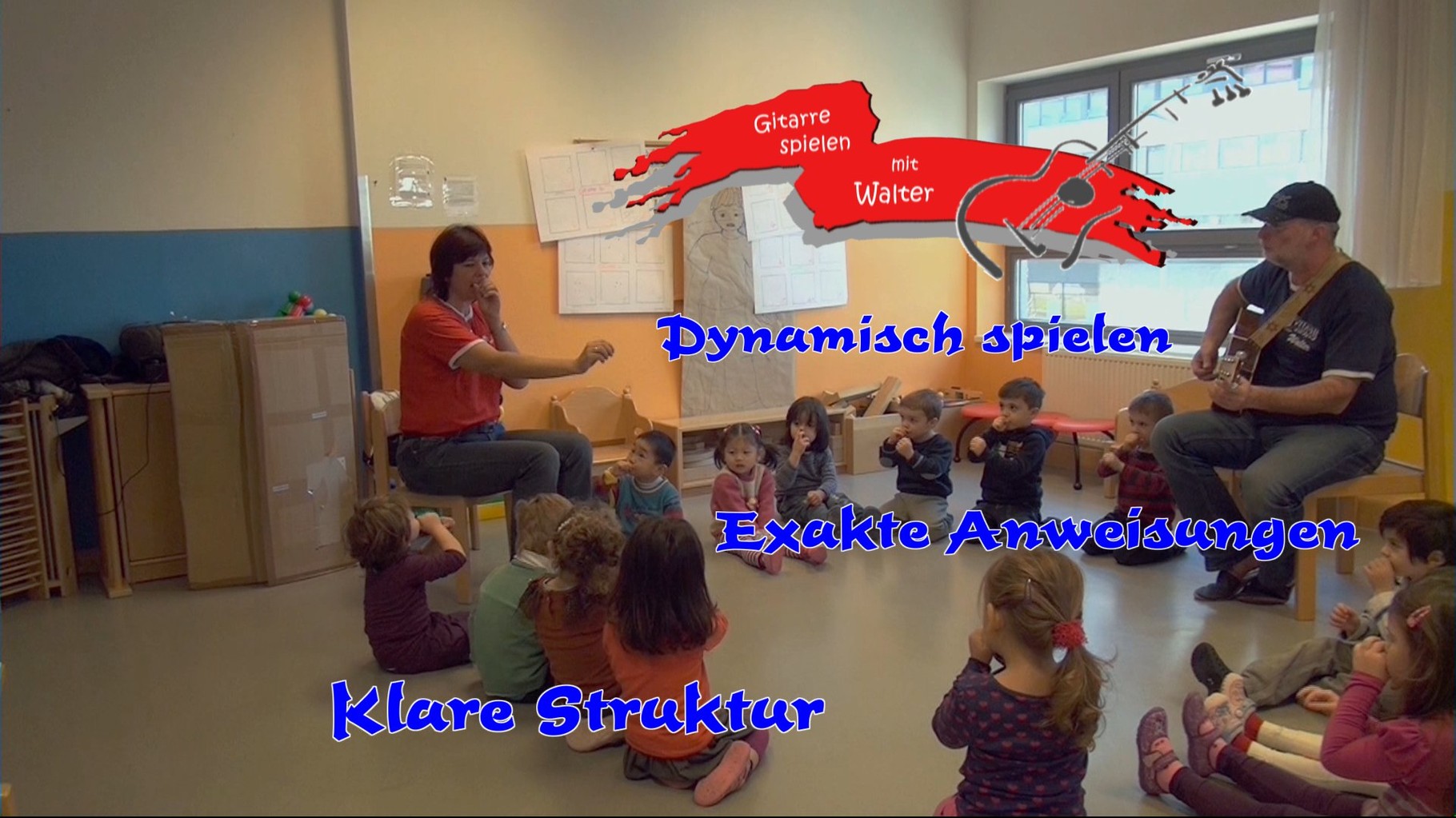 Dynamisch spielen und Kinder fesseln