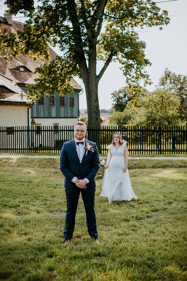 First Look Hochzeit