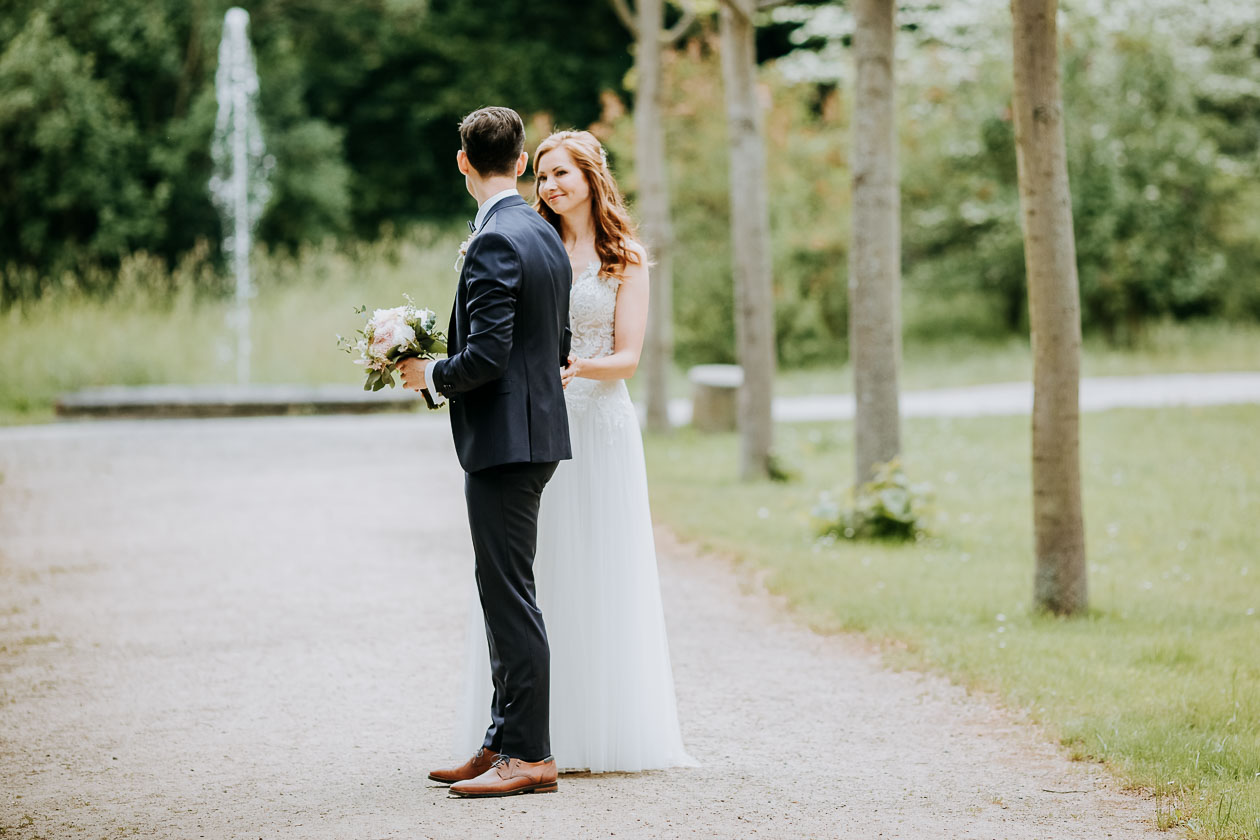 First Look Hochzeit