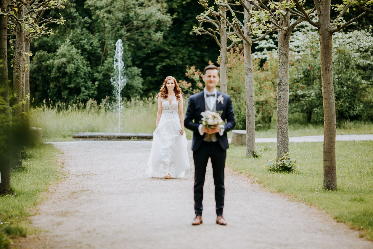 First Look Hochzeit