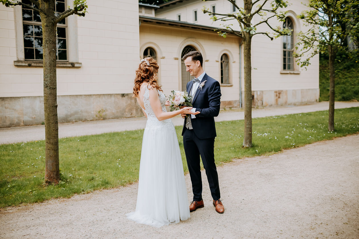 First Look Hochzeit