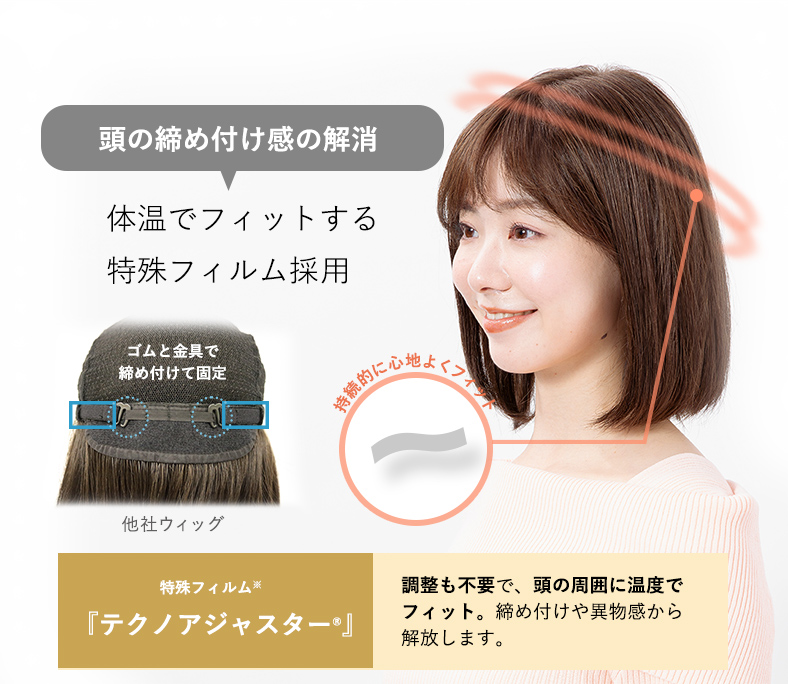 普段使いオーガニックコットンウィッグ メディファ® | ラフショート