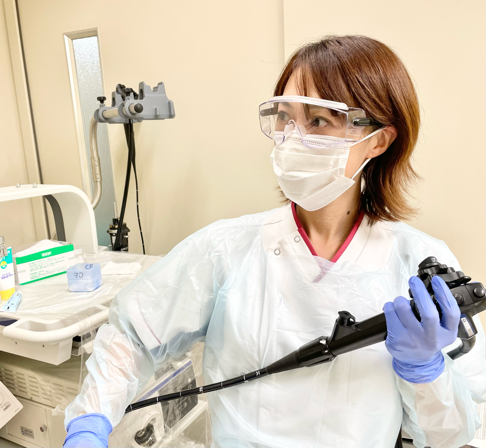 女性医師による内視鏡