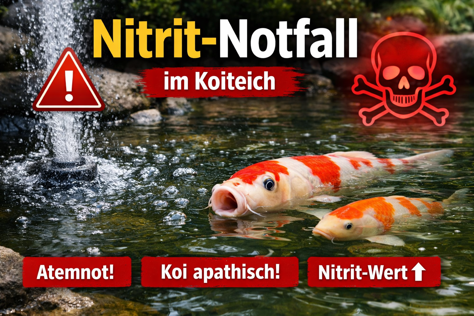 Nitrit im Koiteich