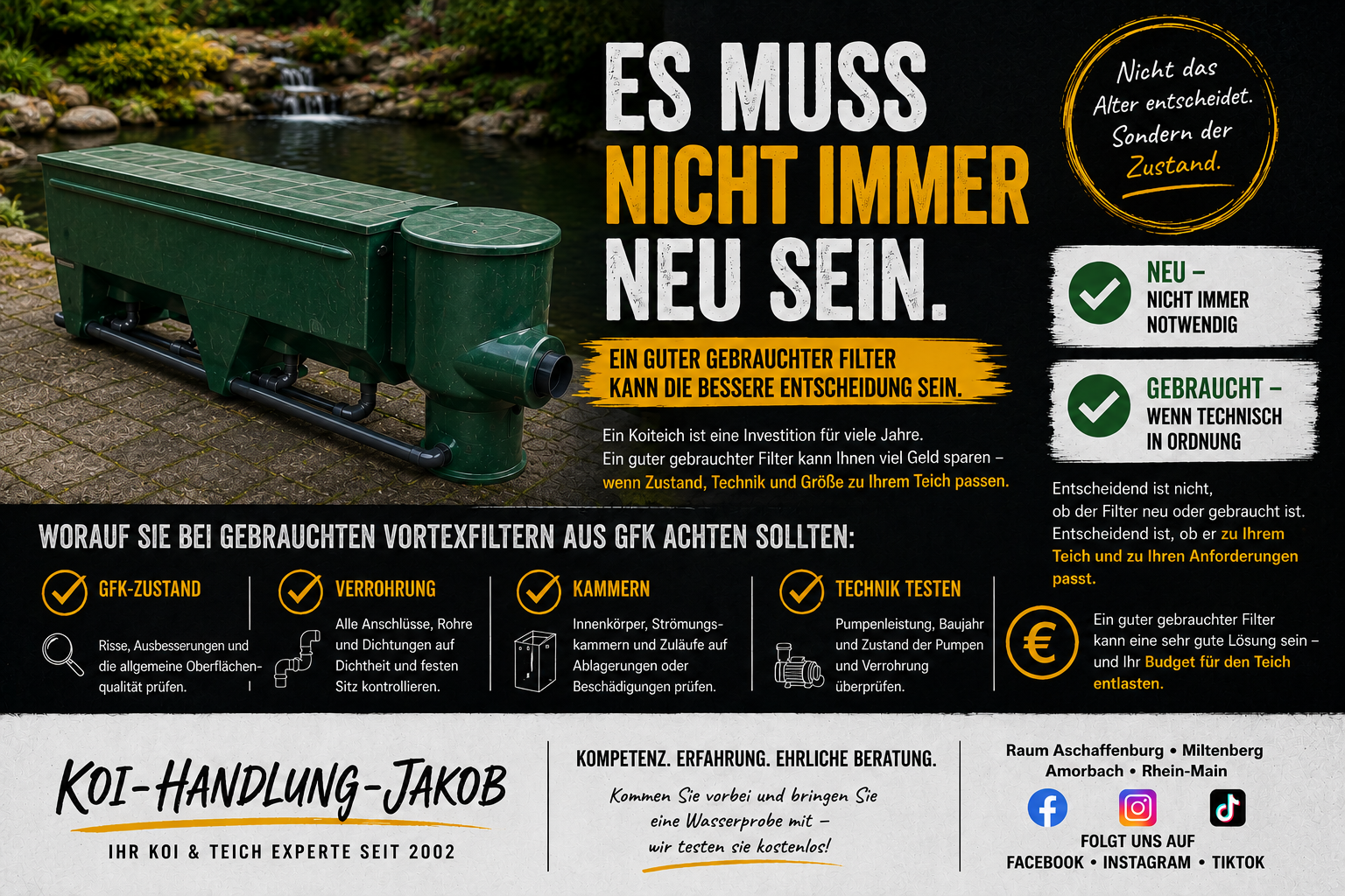 Es muss nicht immer neu sein – Qualität erkennt man nicht am Alter