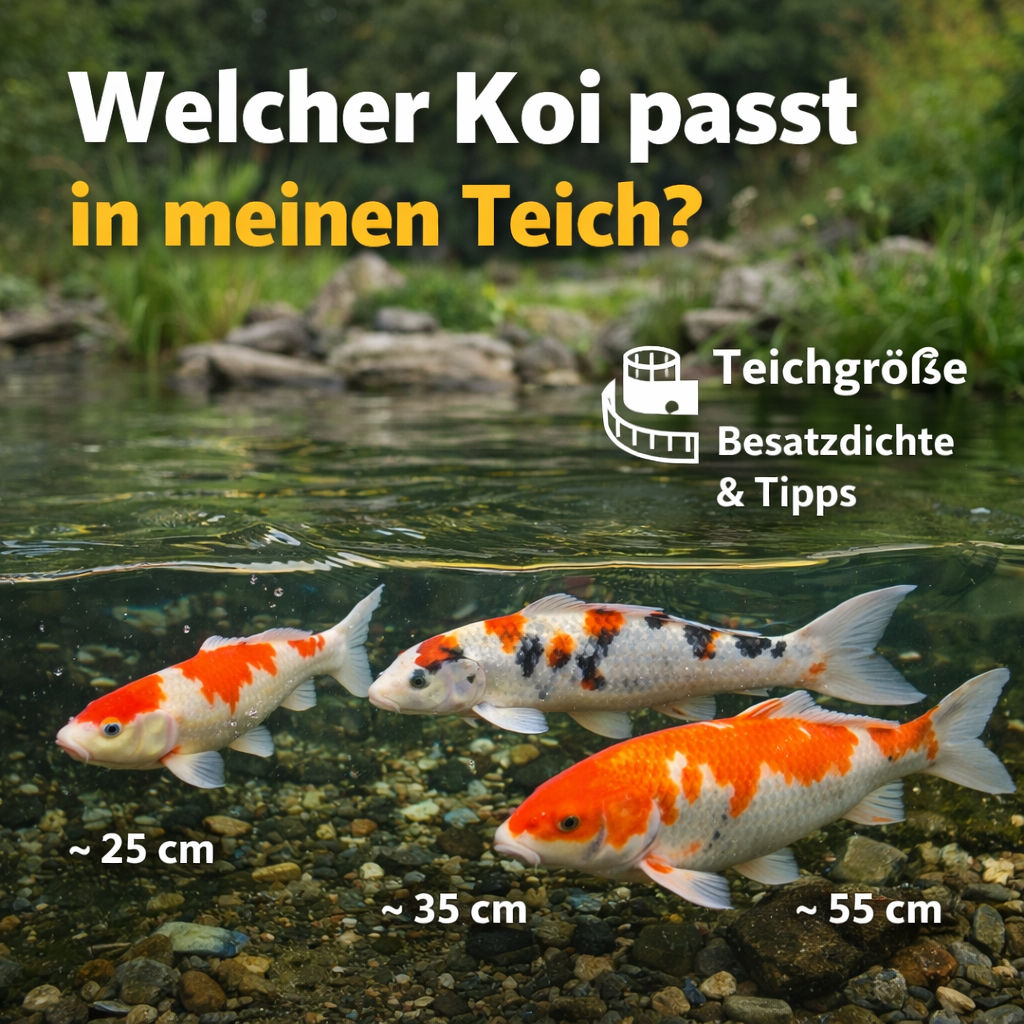 Welcher Koi passt in meinen Teich?