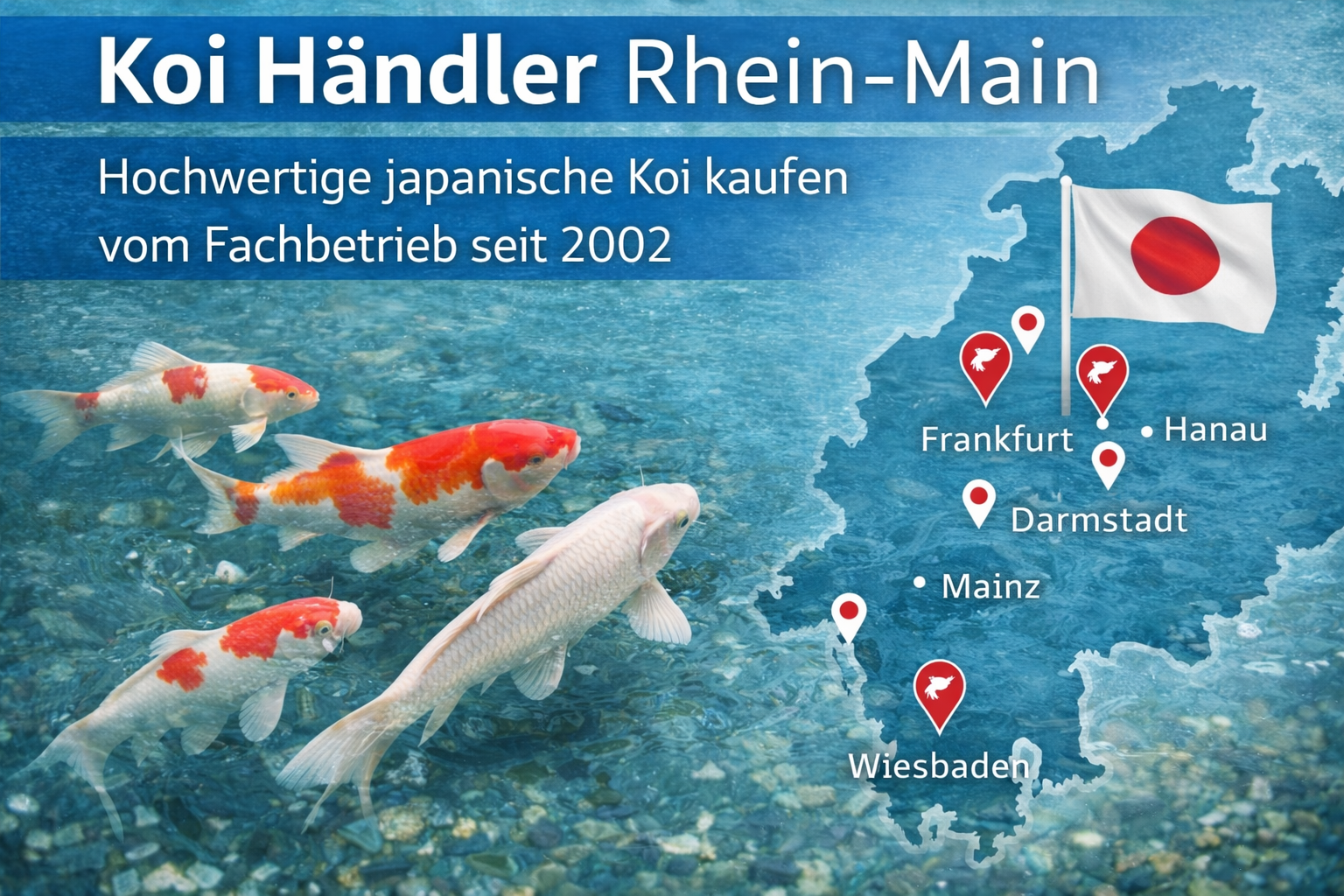 Koi Händler im Rhein-Main-Gebiet