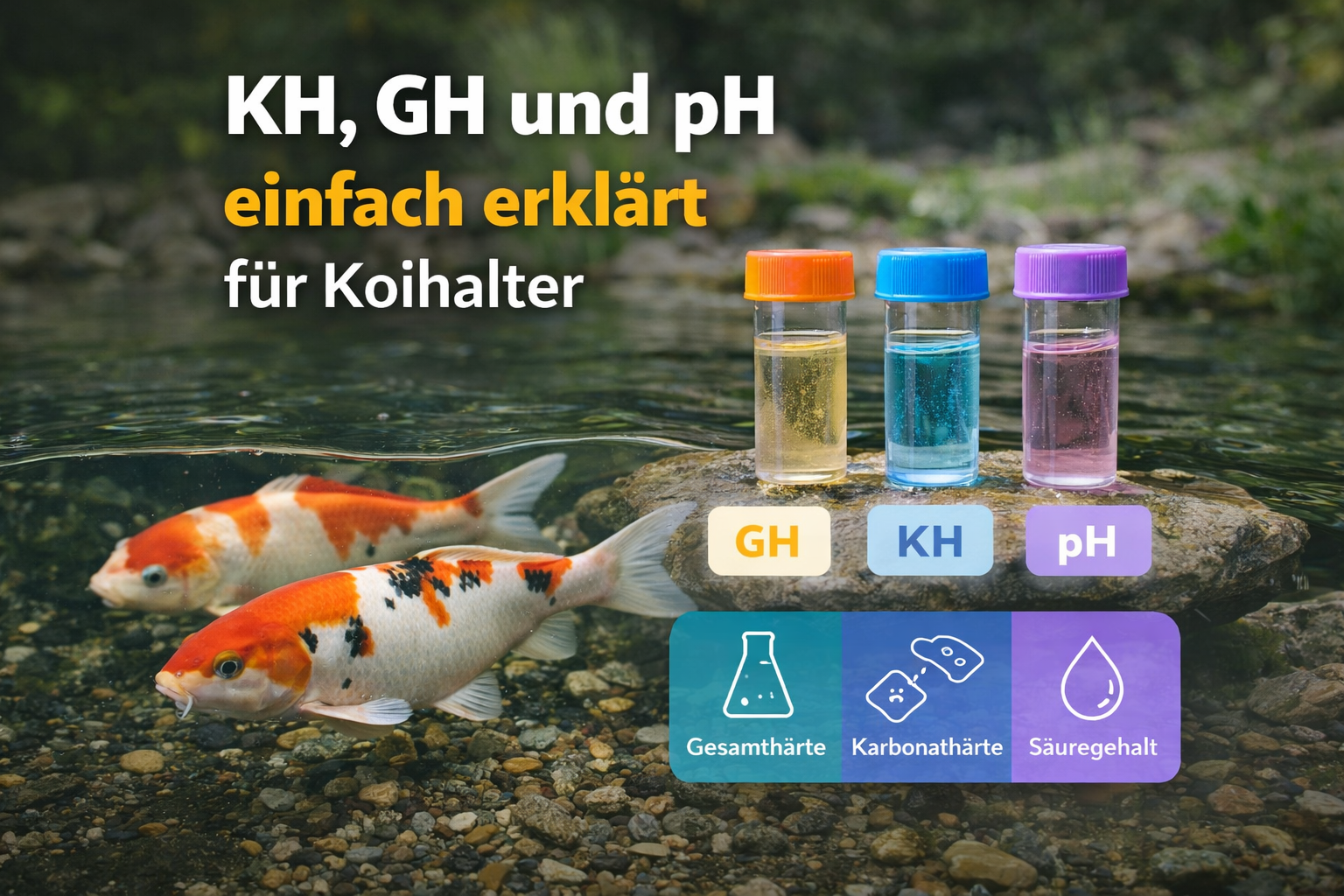 KH, GH und pH leicht erklärt