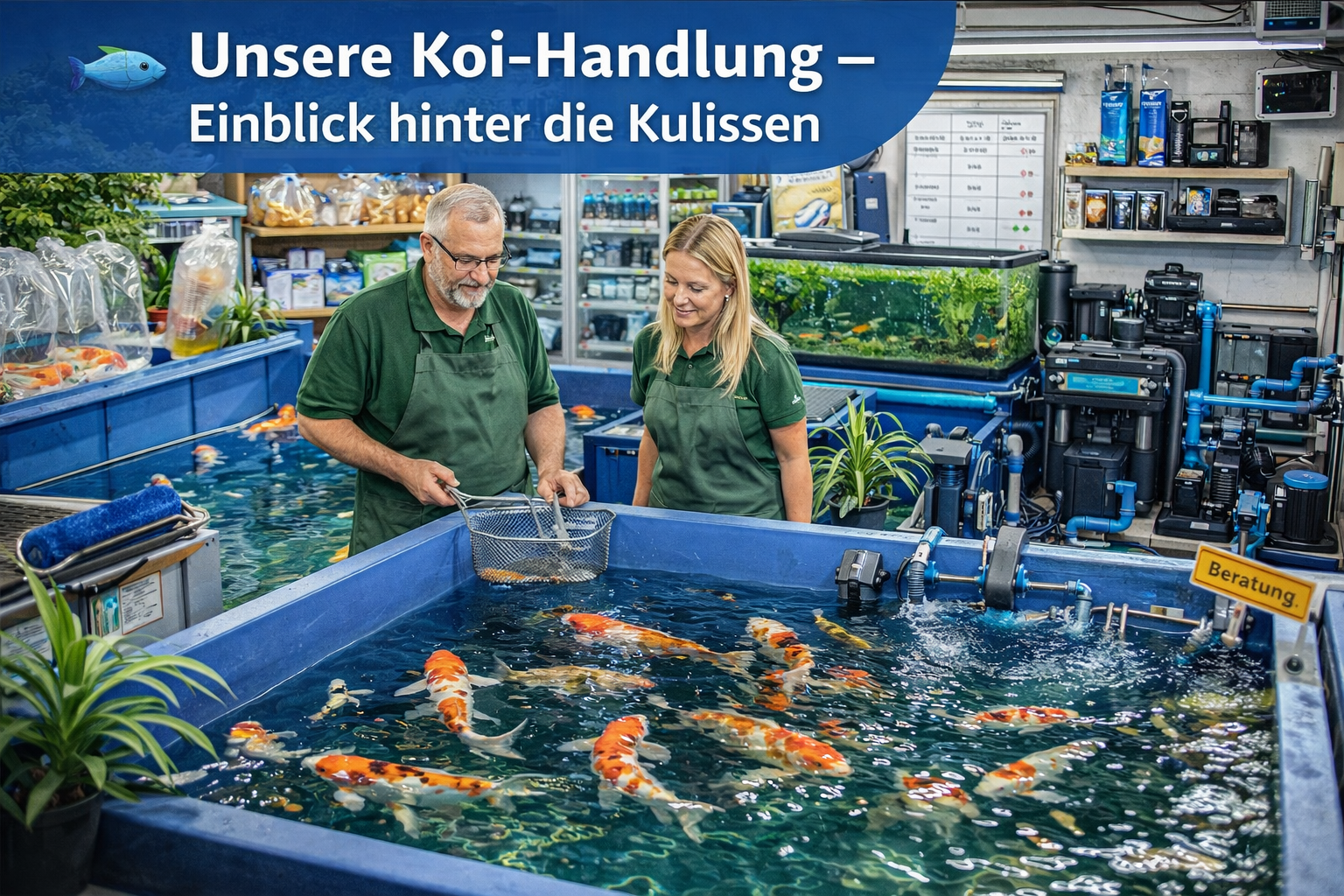 Unsere Koi-Handlung
