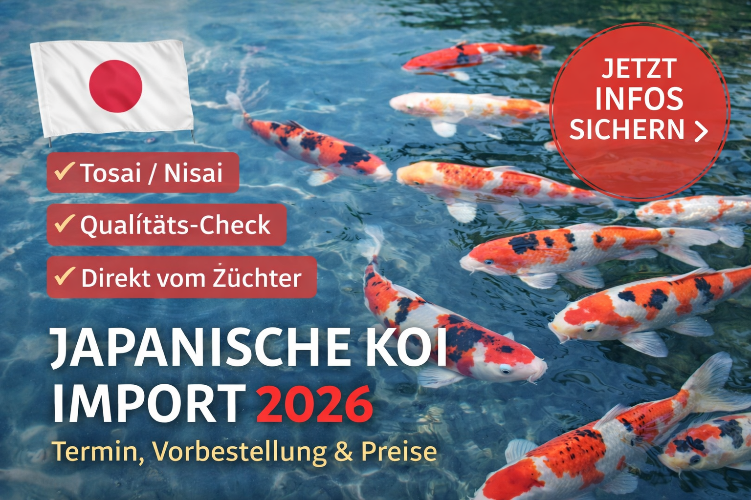 Japanische Koi Mit Import 2026
