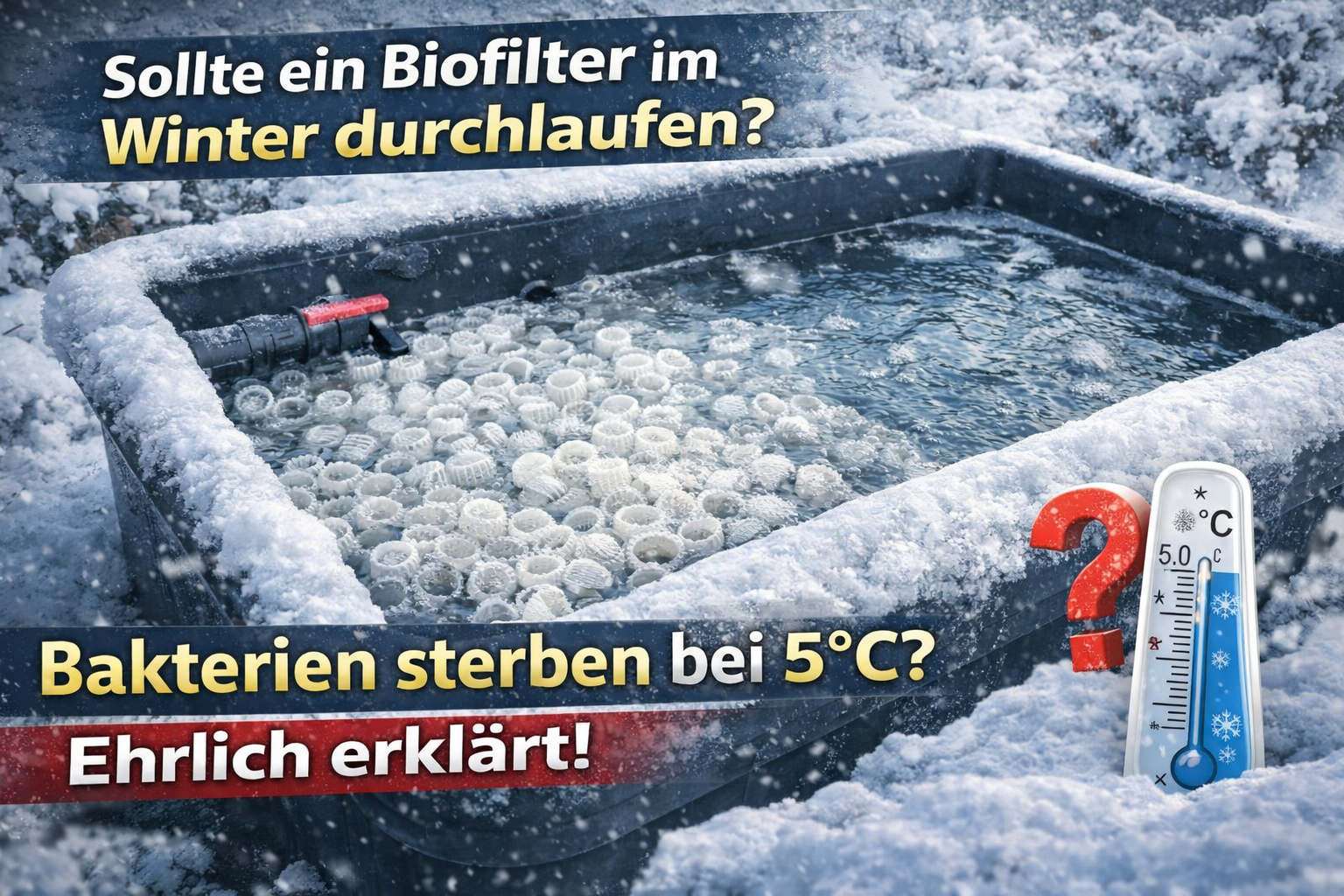 Sollte ein Biofilter im Winter durchlaufen? Was wirklich mit den Bakterien passiert