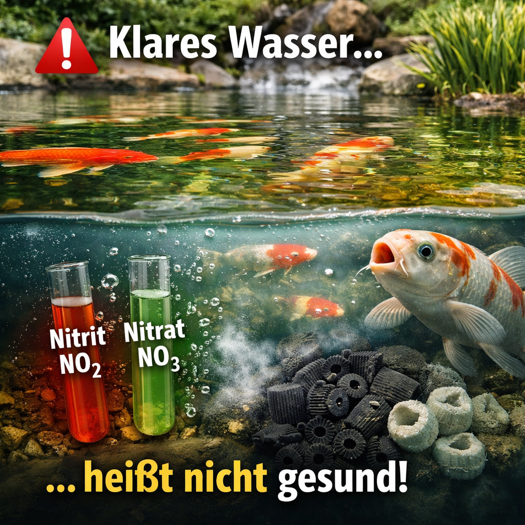 Klares Wasser kann täuschen