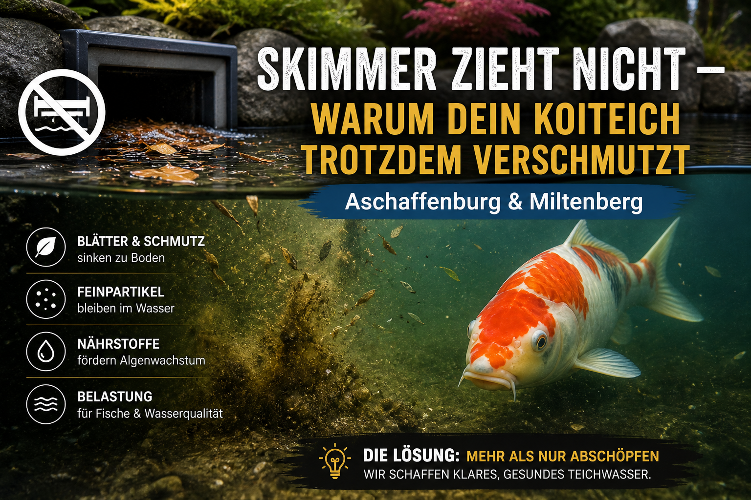 Skimmer zieht nicht