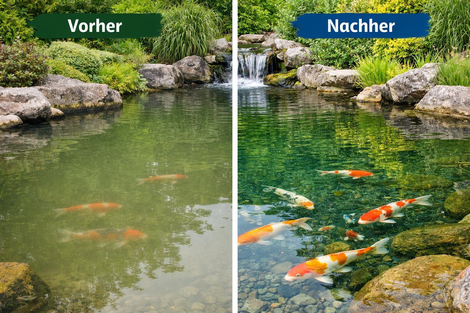 „Teich lief jahrelang – und plötzlich kippt alles: Warum fehlende Kontrolle teuer wird“