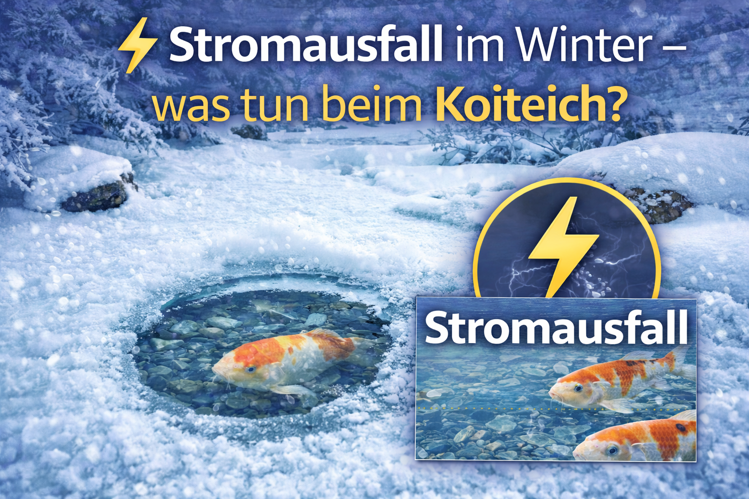 Stromausfall im Winter