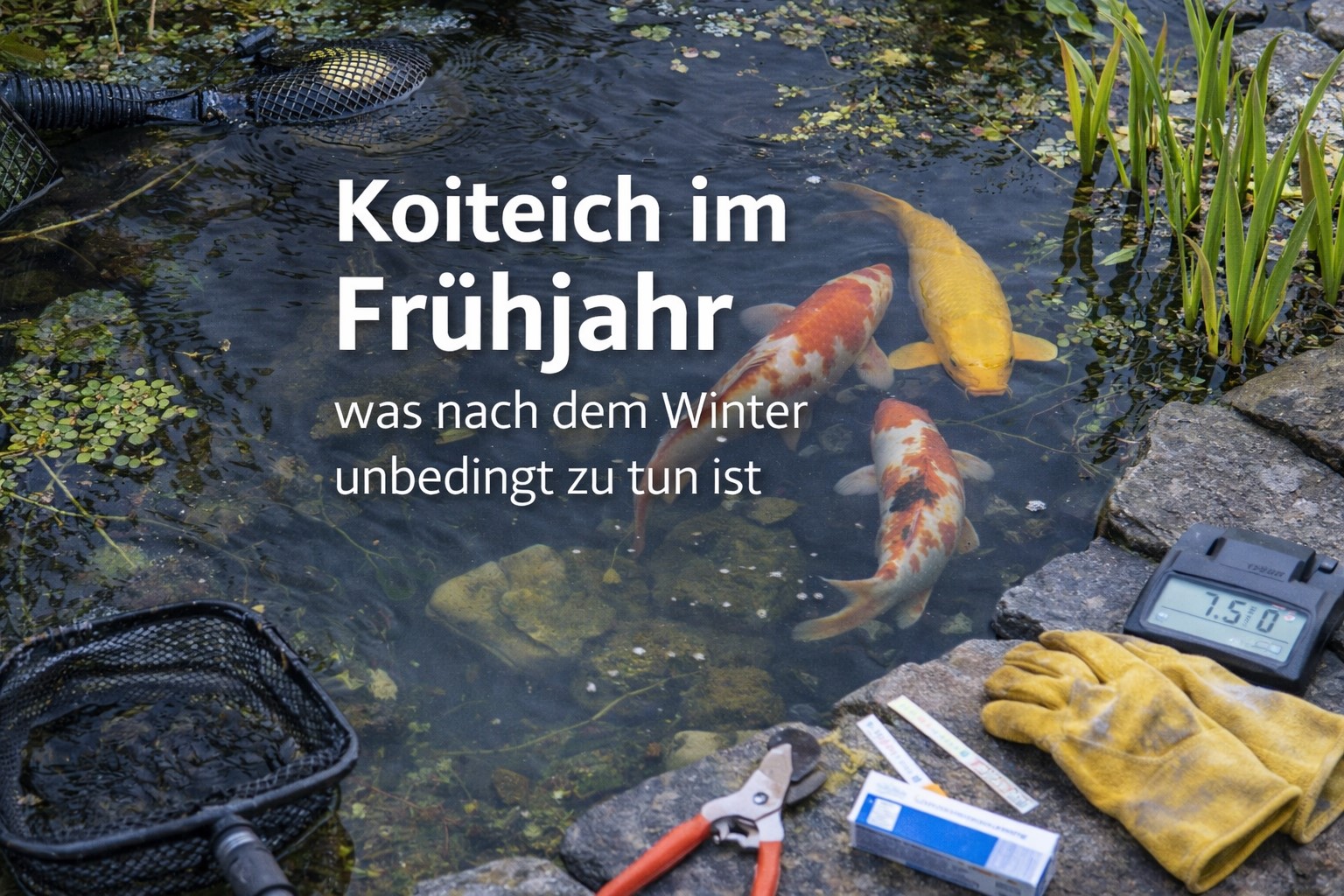Koiteich im Frühjahr