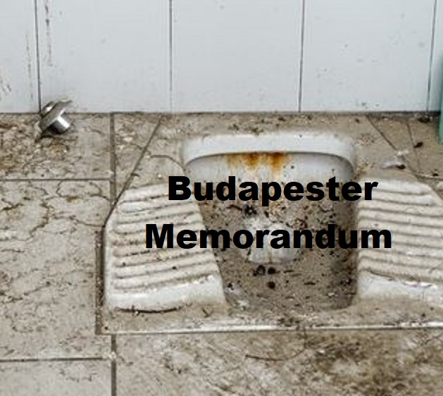 Donald Trump spült das Budapester Memorandum in Putins Klo