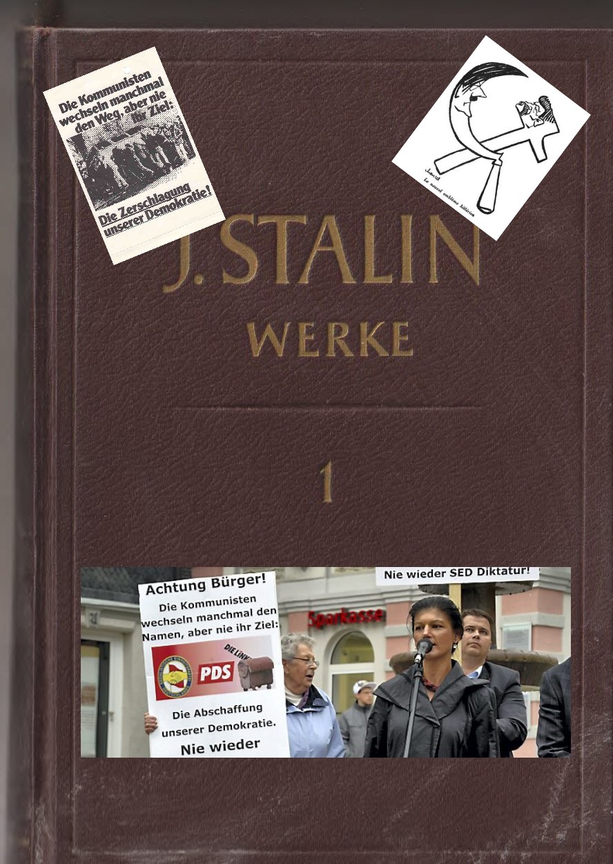 Kein Blatt Papier zwischen Stalin, Ulbricht und Wagenknecht“