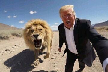 Donald Trump an Wladimir Putin