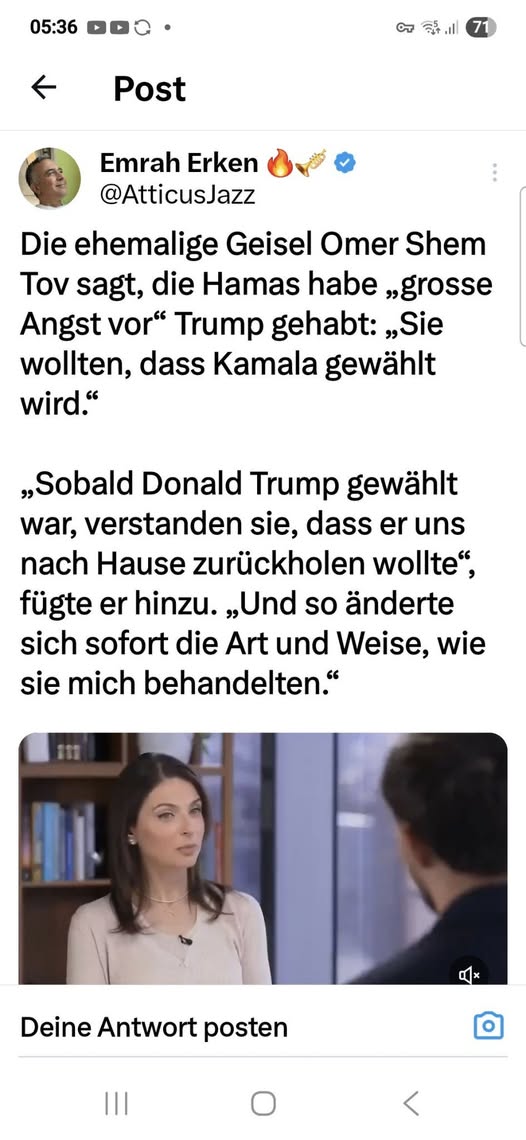Trumps Wirkung auf die Hamas
