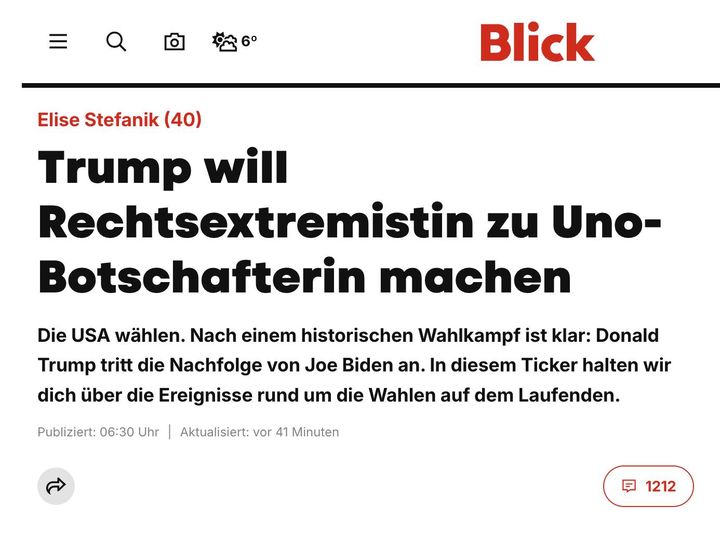 Trumps UN-Botschafterin angeblich rechtsextrem