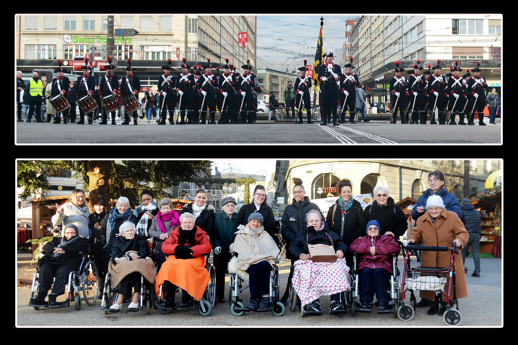 Warten auf die Prominez. Am Bahnhof und auf dem Zentralplatz sammeln sich Fans und Schaulustige