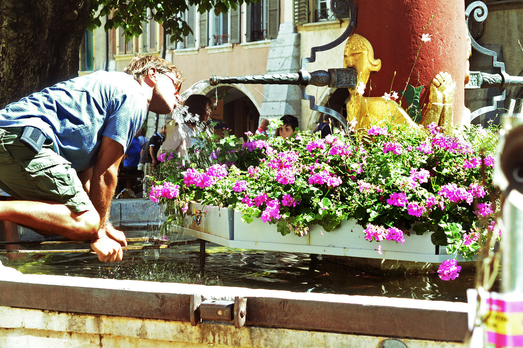 Eine Führung unter dem Motto: "Wasser" macht durstig. Zuletzt gibts noch eine Erfrischung