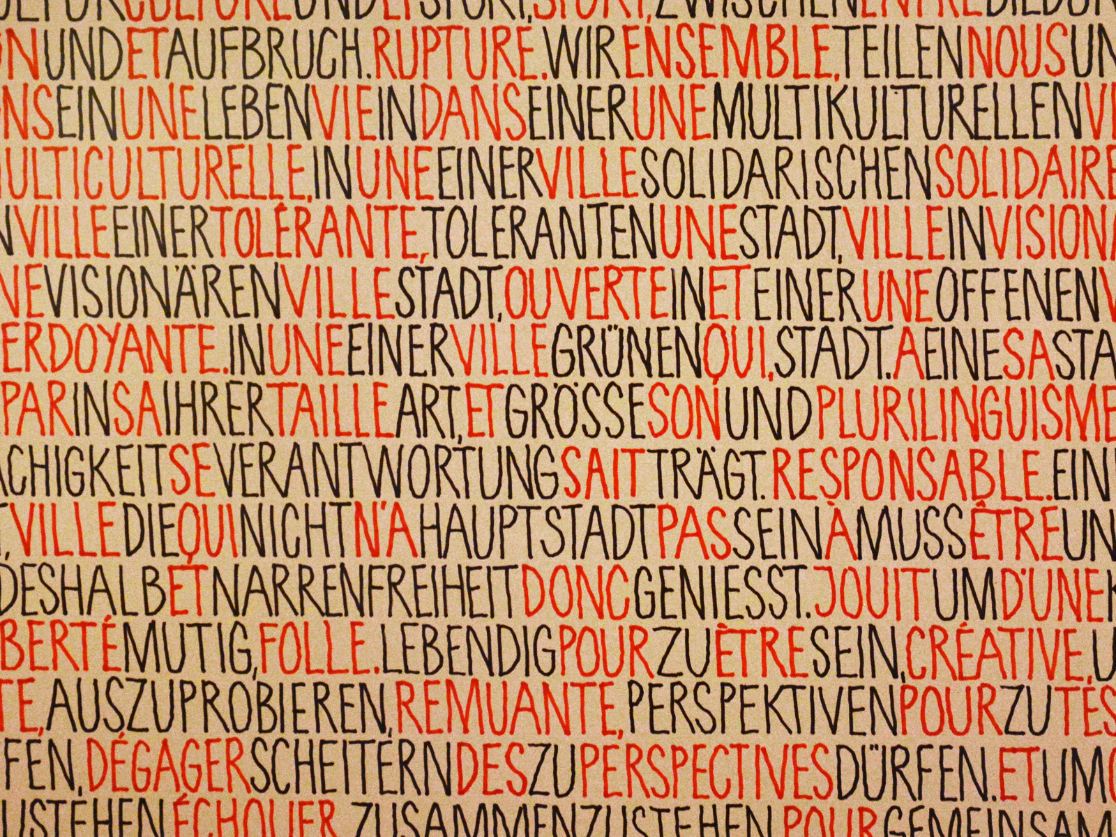 Transkript Préambule Biennois 2024 von Roland Fischer, Ausschnitt.