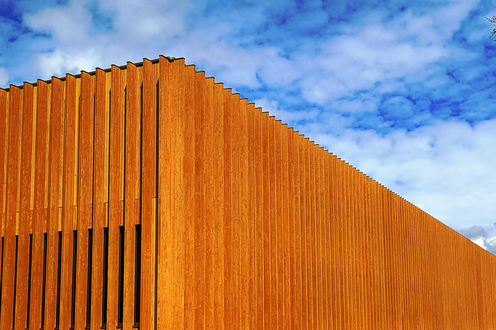 2023 Eröffnung der Hochschule Lärchenplatz mit Untergeschoss, Erdgeschoss, 2 Obergeschossen. Architekt: Kim Strebel.