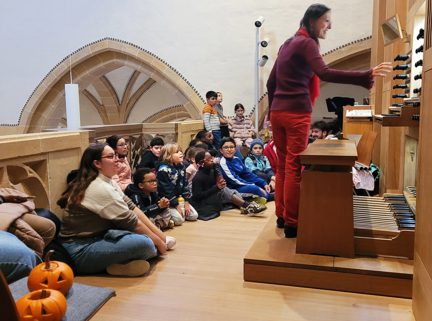 Découvrir le jeu d'orgue avec l'organiste Pascale Van Coppenolle