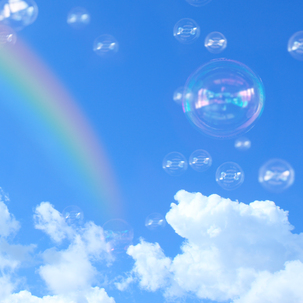 sky and rainbow