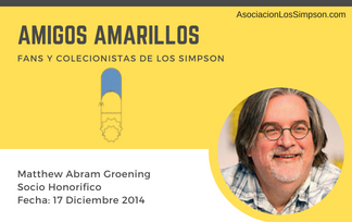 Carnet de Socio Honorifico de Matt Groening