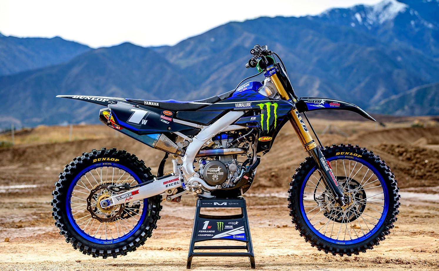 Diller Powerparts D´Cor MX Motocross Dekore für Yamaha Diller Powerparts