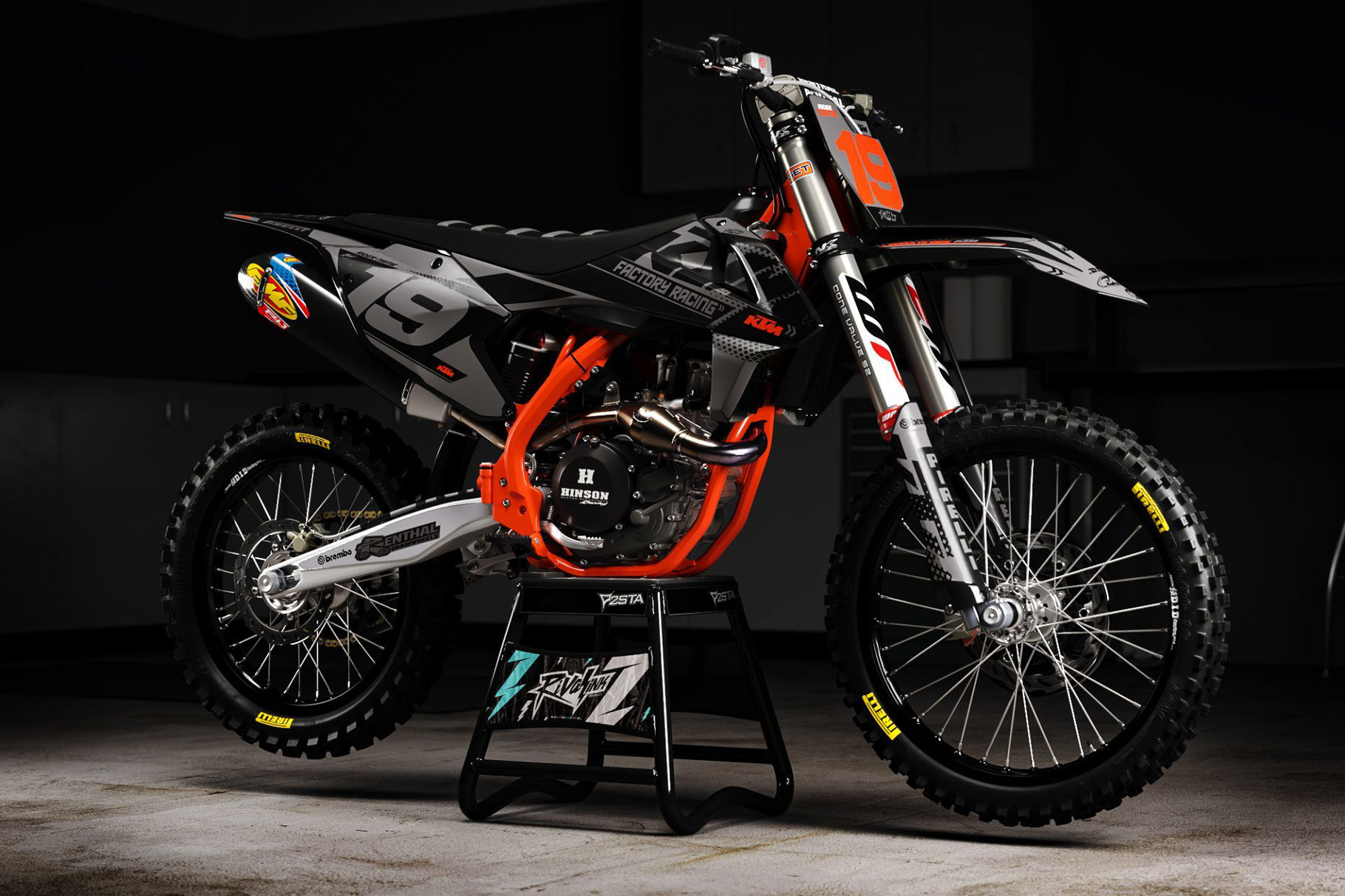 Diller Powerparts Troy Lee Designs MX Motocross Dekore für KTM
