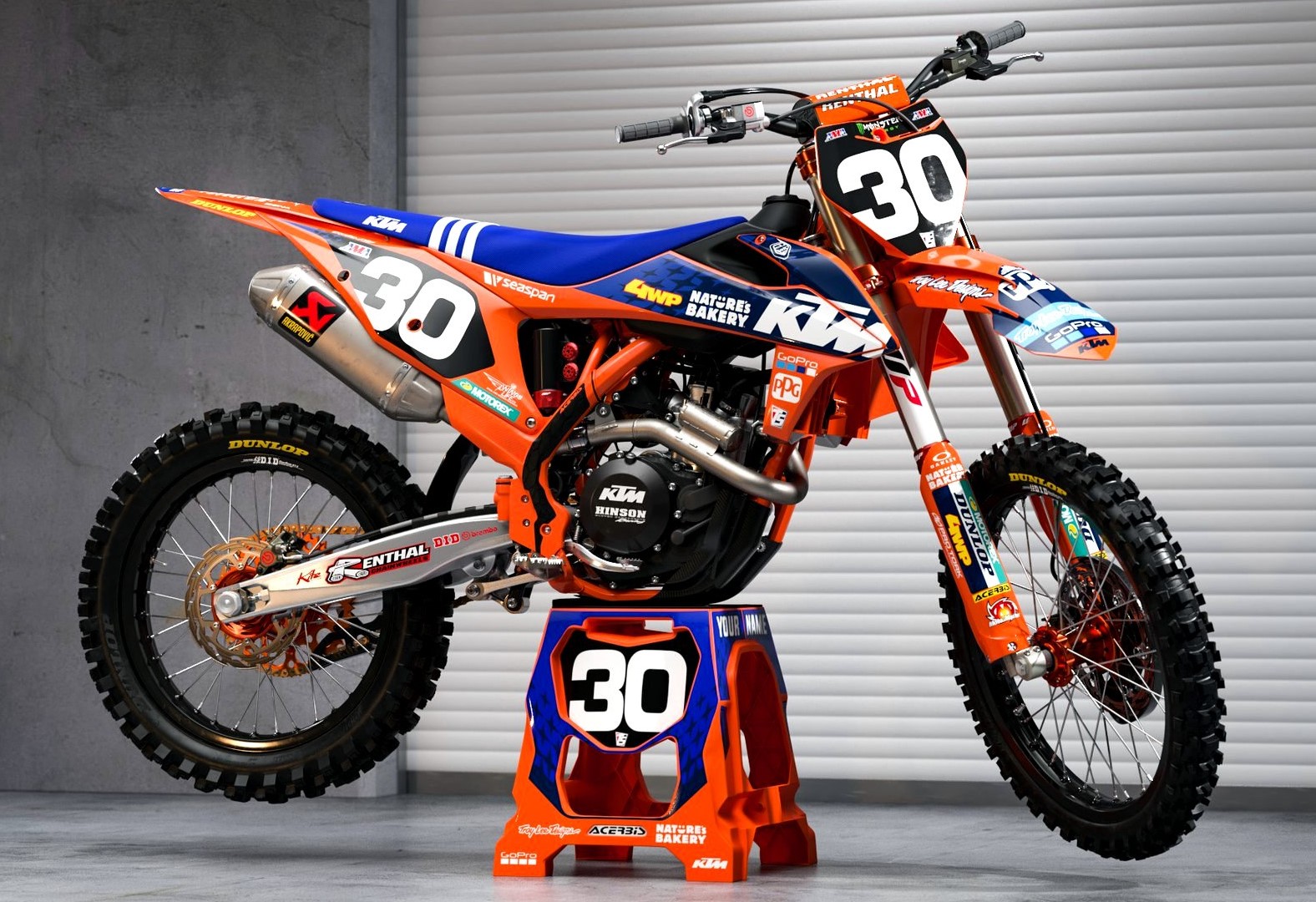 Diller Powerparts Troy Lee Designs MX Motocross Dekore für KTM