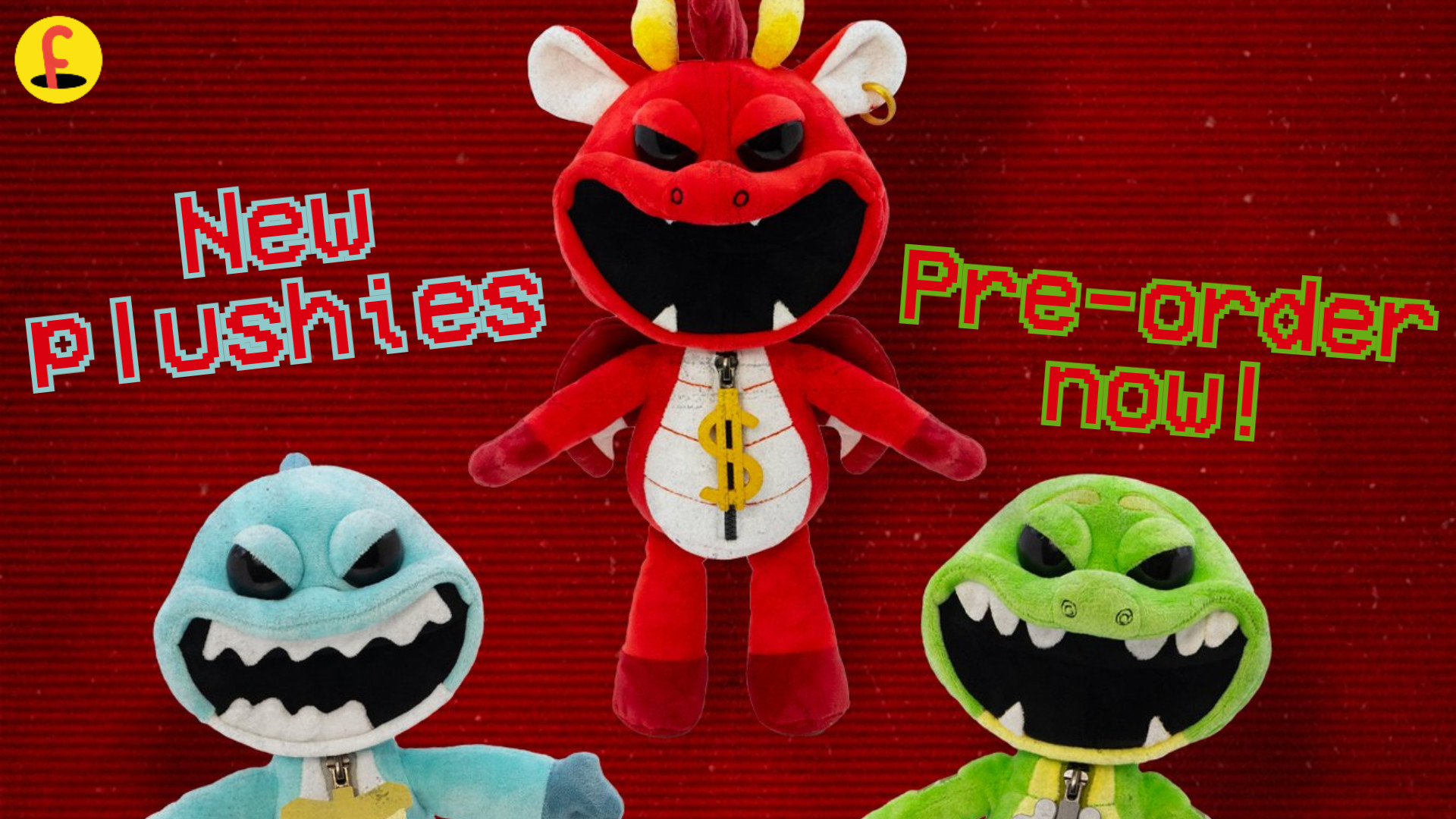 New Poppy Playtime Plushies in Pre-order!