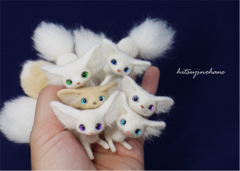 5 26 もふもふしっぽのきつね達展 100均キット作成や初心者向け解説など 5 26 もふもふしっぽのきつね達展 100均キット作成や初心者向け解説など